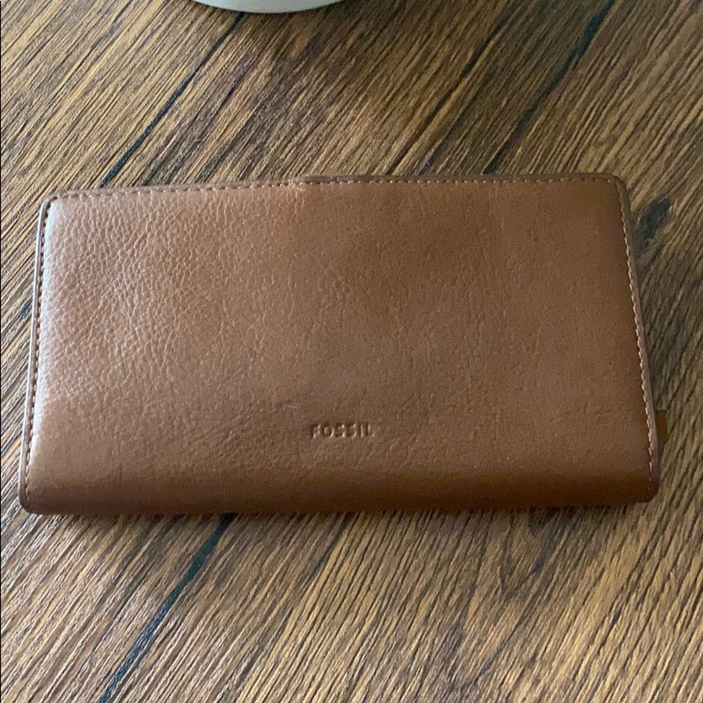 Brown Leather Fossil Wallet